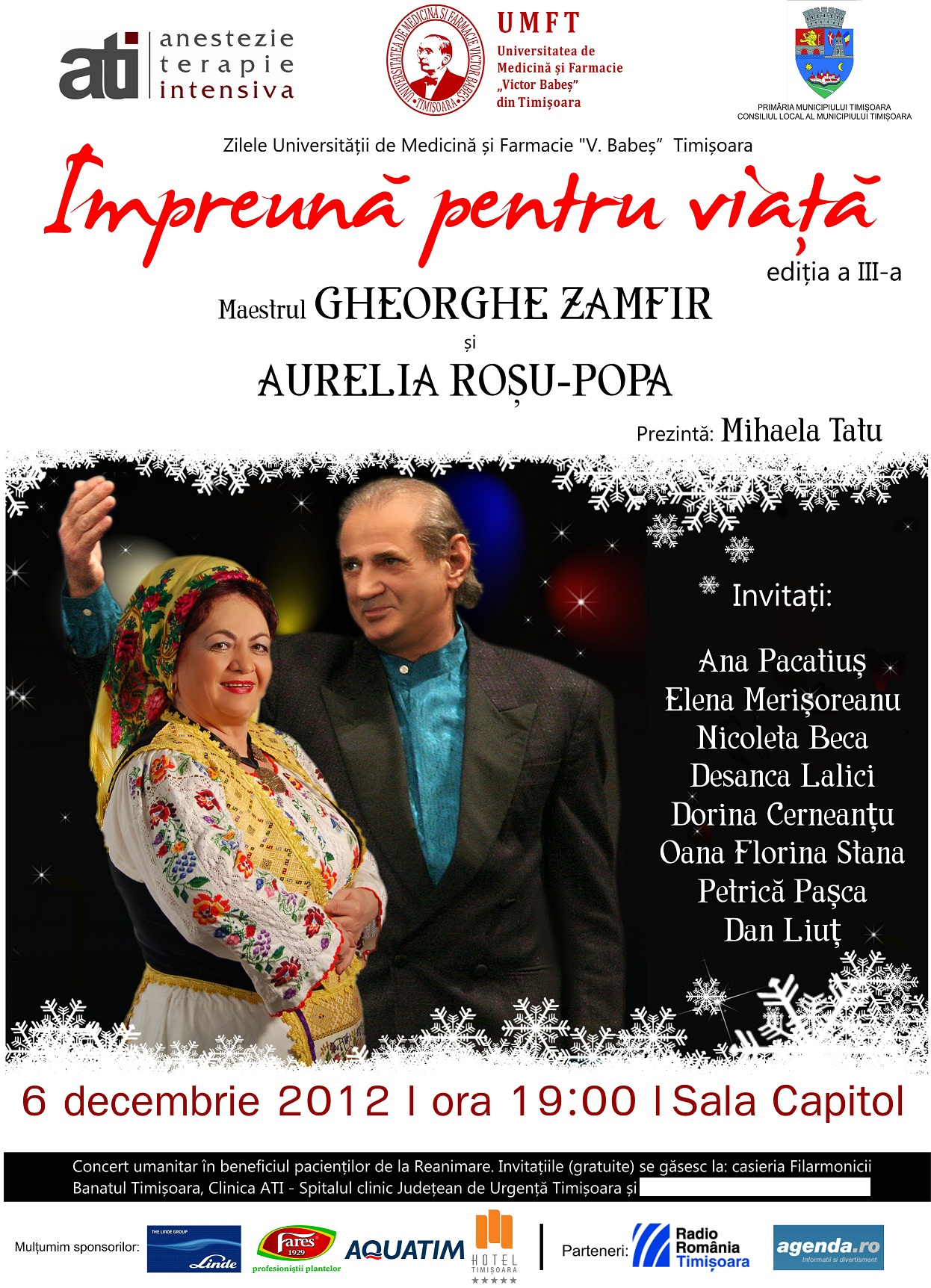 Concert Gheorghe Zamfir - 06.12.2012